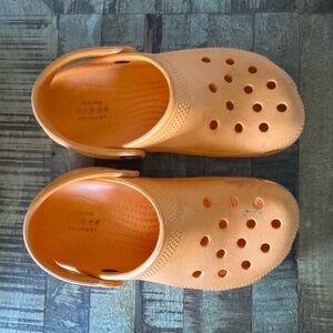 CROCS Orange Sandals Youth size 13